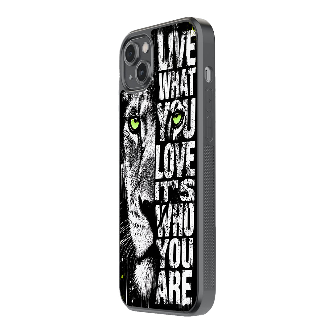 Lion Mindset Premium Glass Case