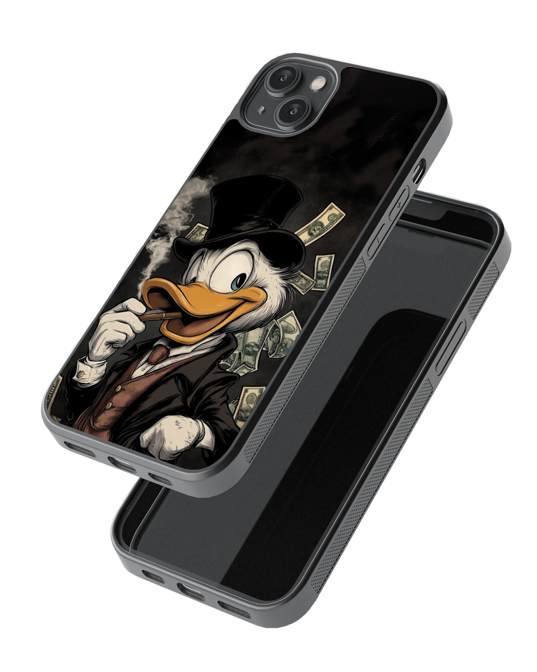 Millionaire Duck Premium Glass Case