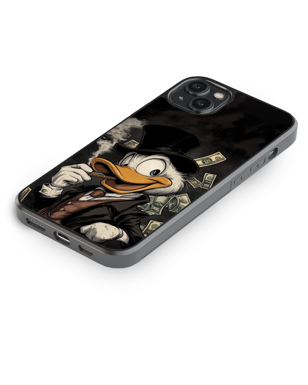 Millionaire Duck Premium Glass Case