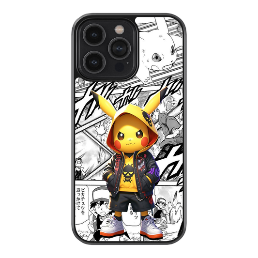 Pikachu Streetwear Premium Glass Case