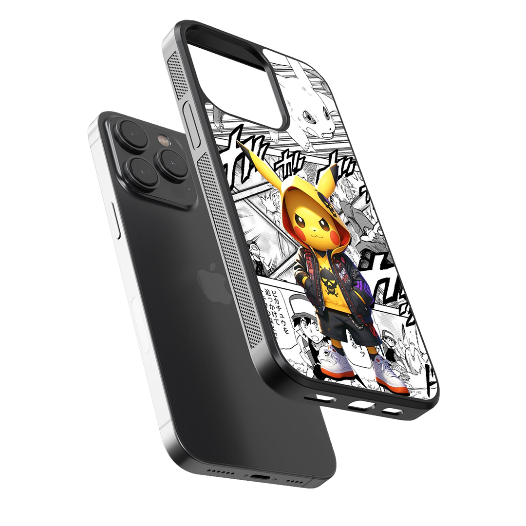 Pikachu Streetwear Premium Glass Case