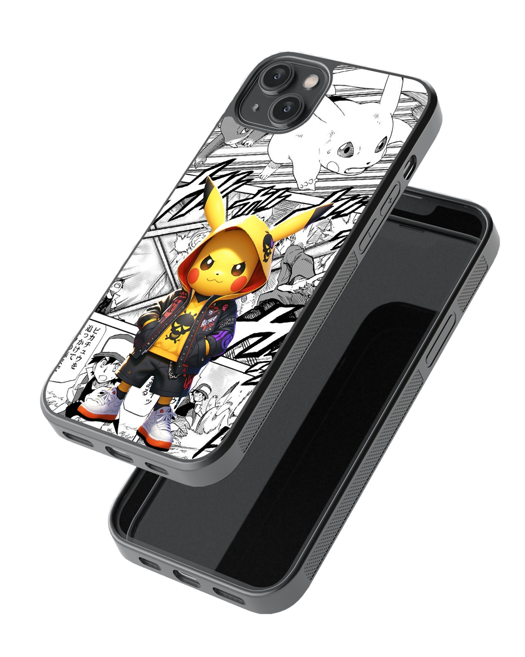 Pikachu Streetwear Premium Glass Case