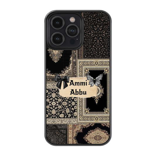 Royal Noir Premium Glass Phone Case