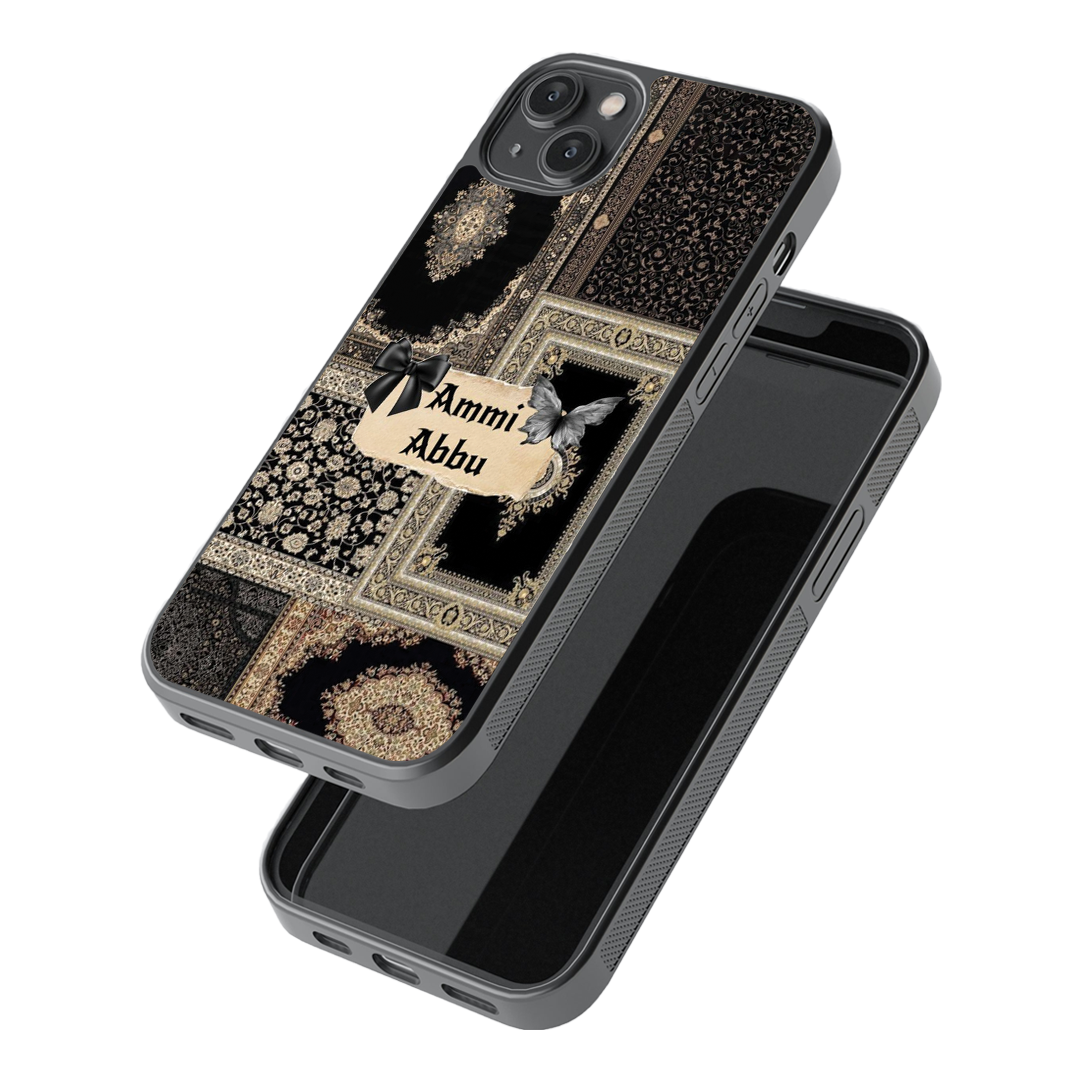 Royal Noir Premium Glass Phone Case