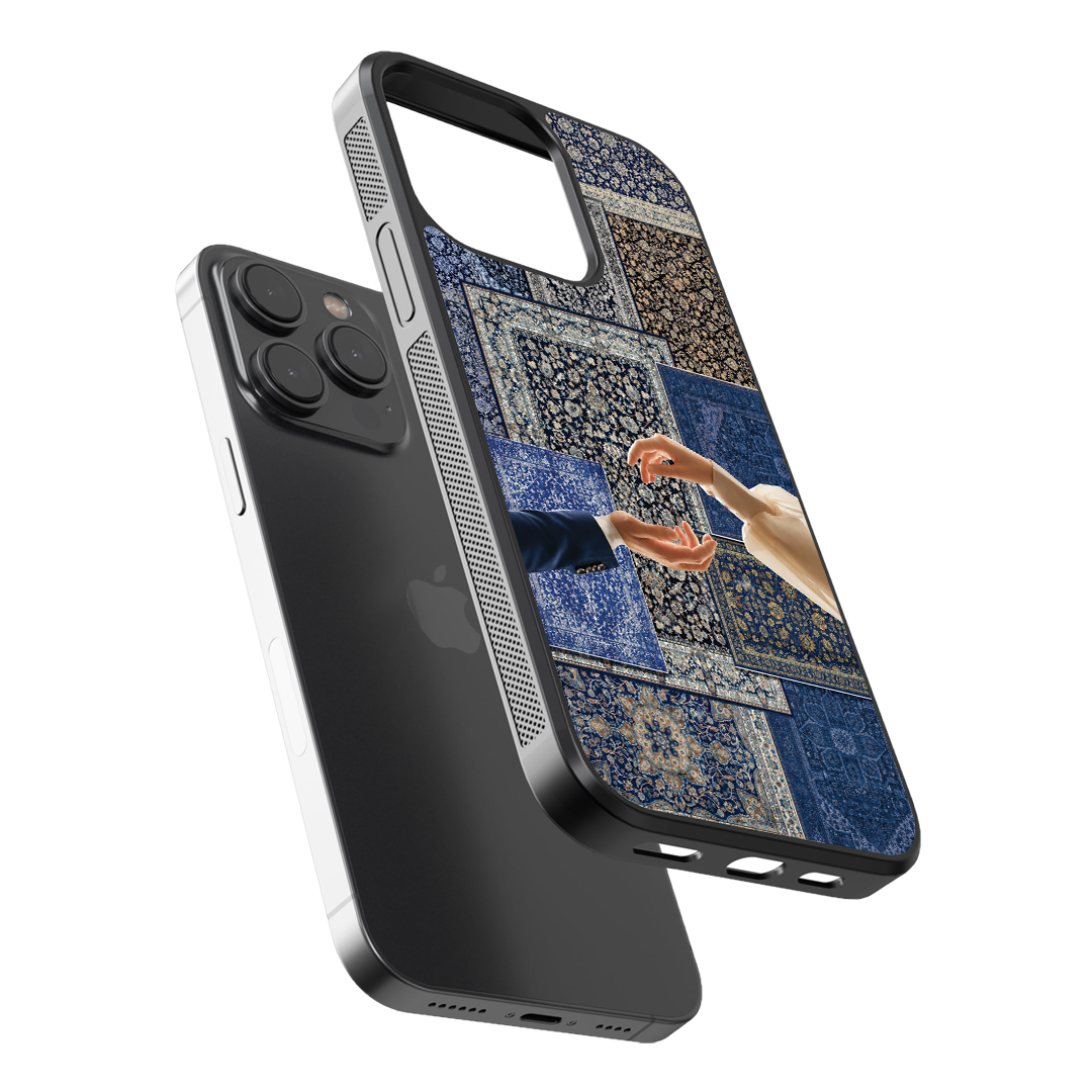 Royal Sapphire Premium Glass Phone Case