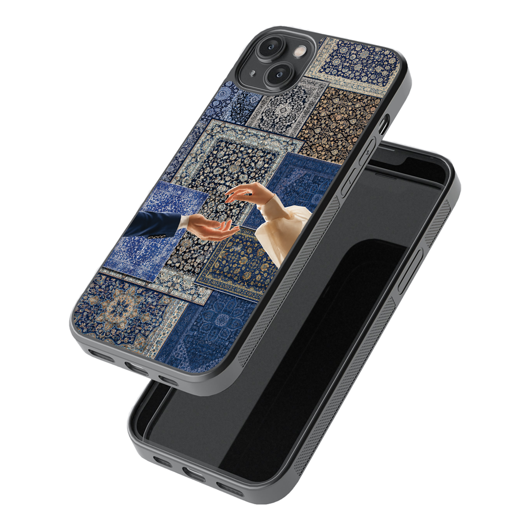 Royal Sapphire Premium Glass Phone Case