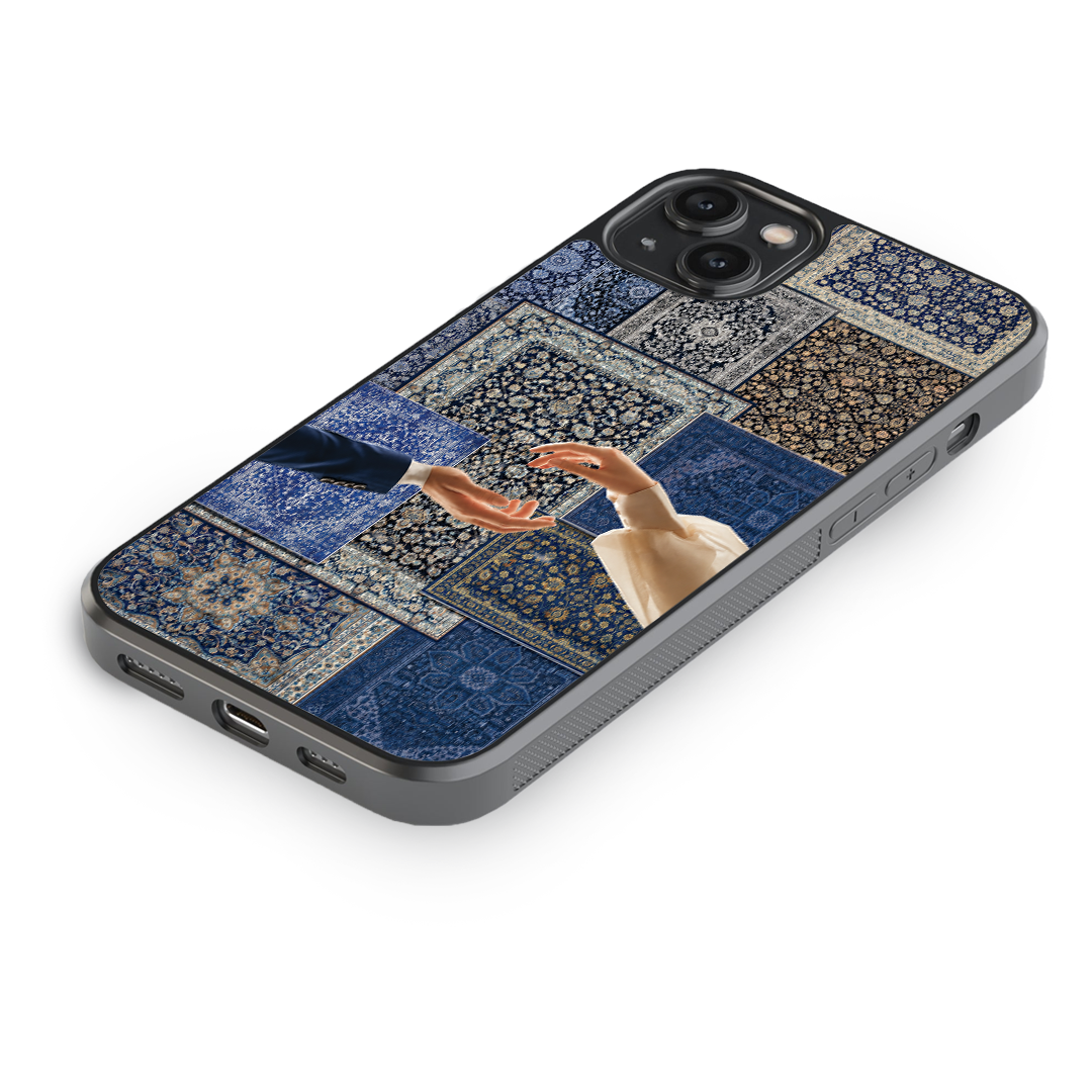 Royal Sapphire Premium Glass Phone Case