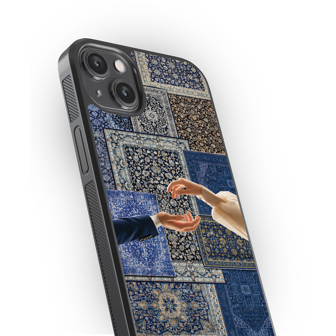 Royal Sapphire Premium Glass Phone Case