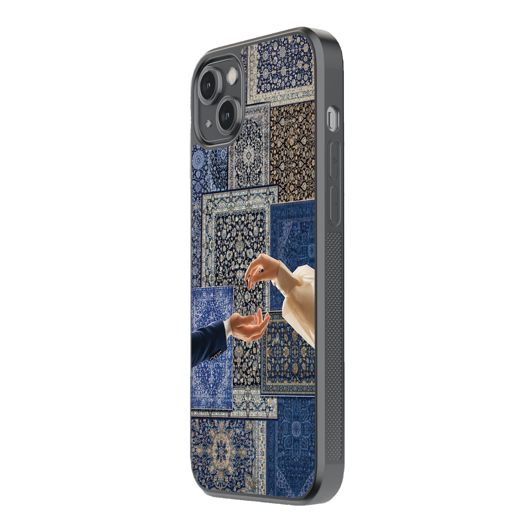 Royal Sapphire Premium Glass Phone Case