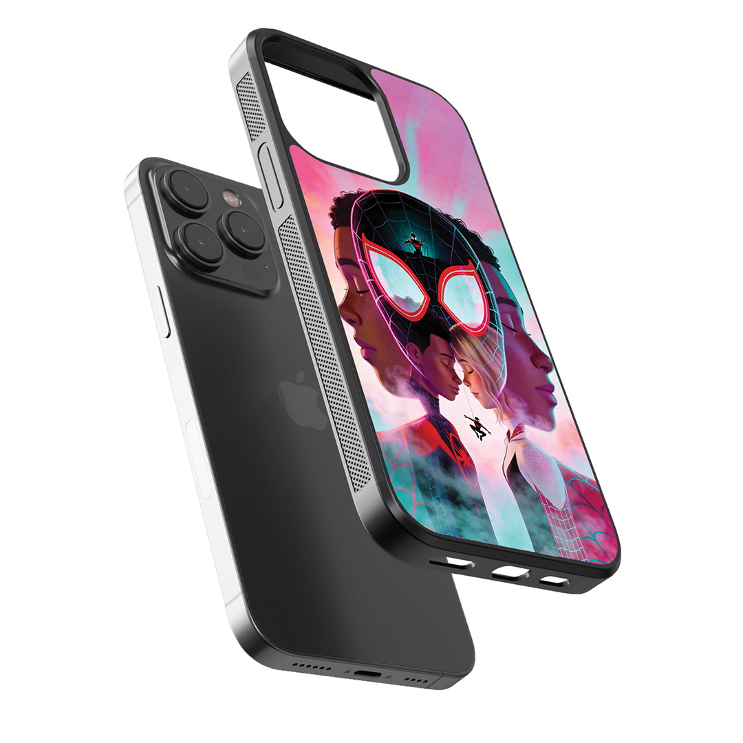 Spider-Verse Love Premium Glass Case