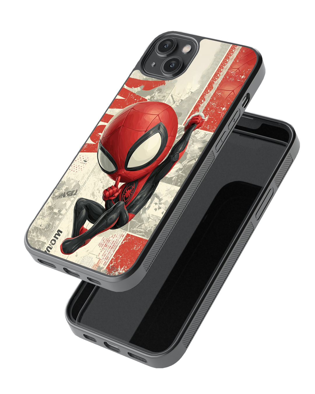 Spider Chibi Premium Glass Case