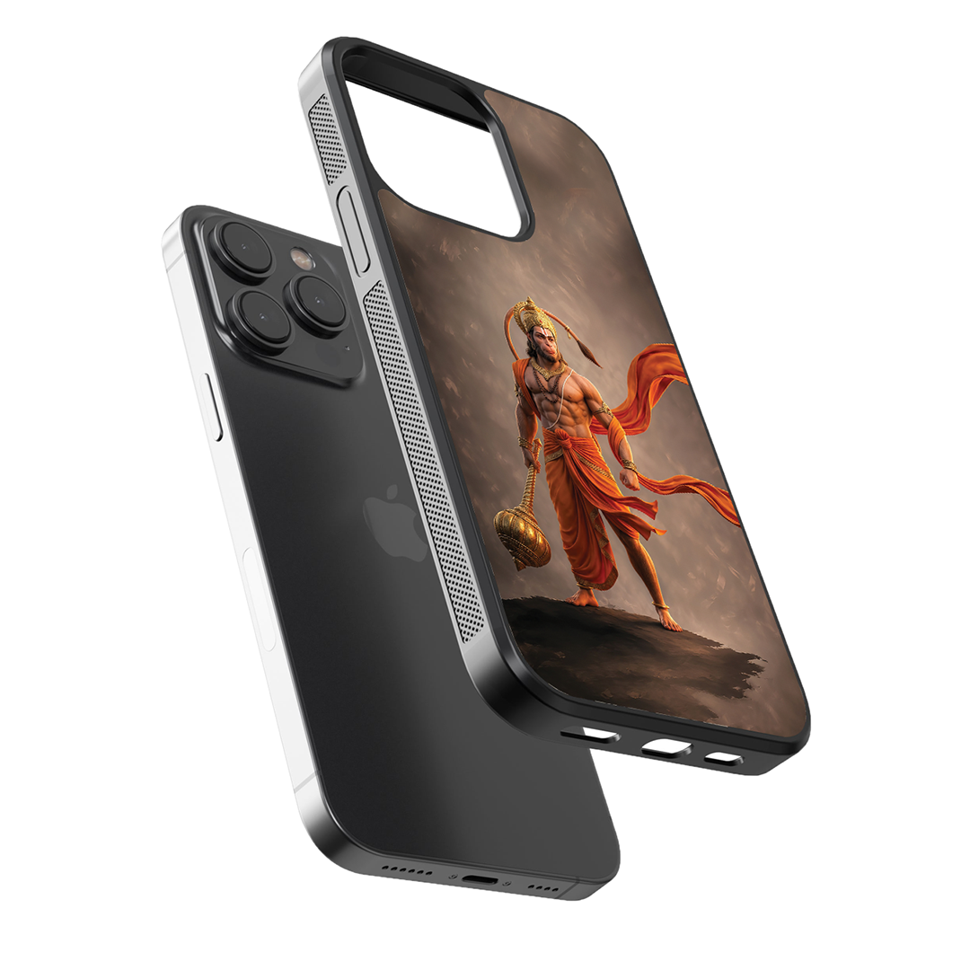 Veer Hanuman Premium Glass Case