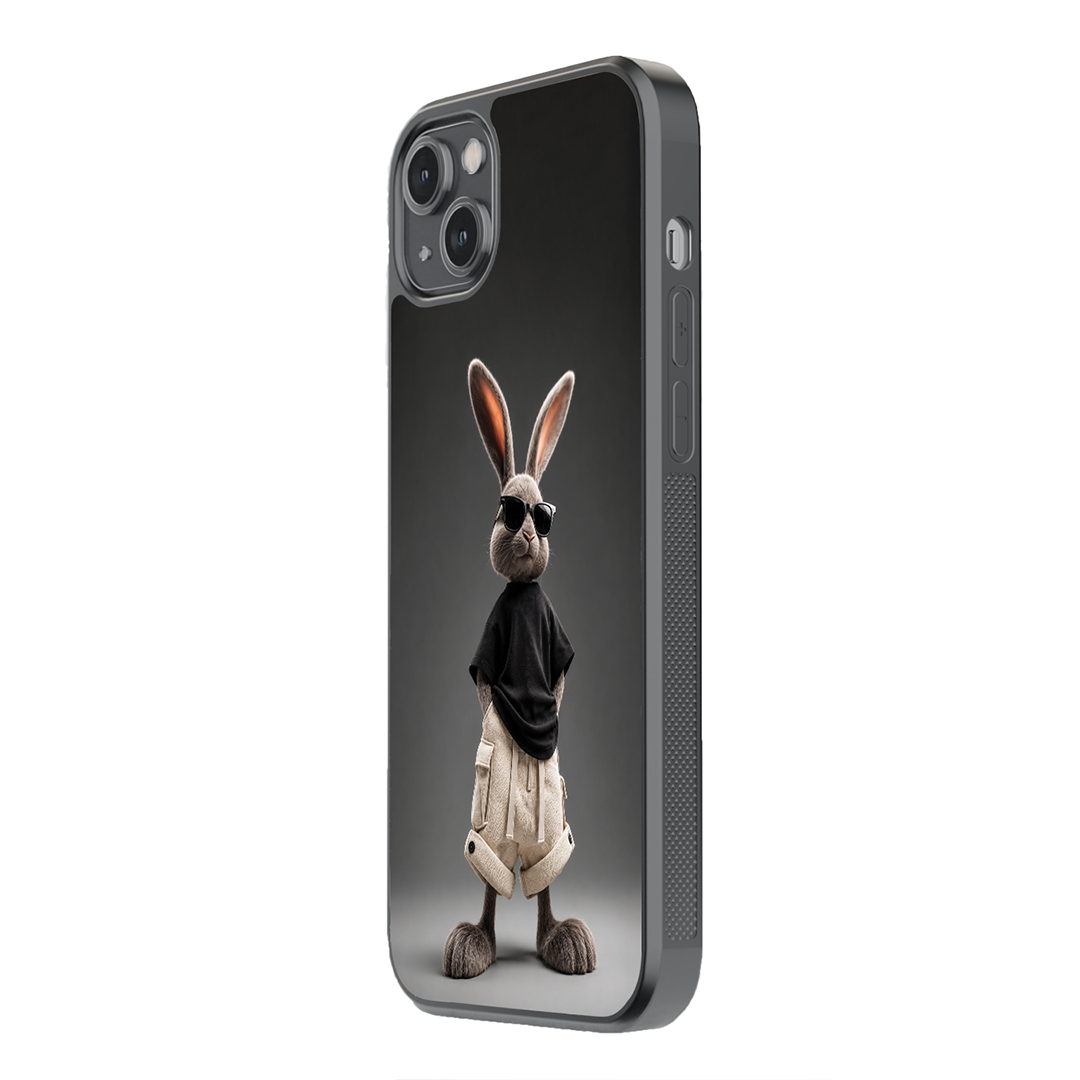 Cool Bunny Premium Glass Case