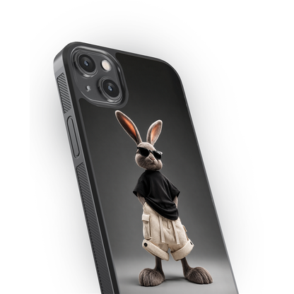 Cool Bunny Premium Glass Case