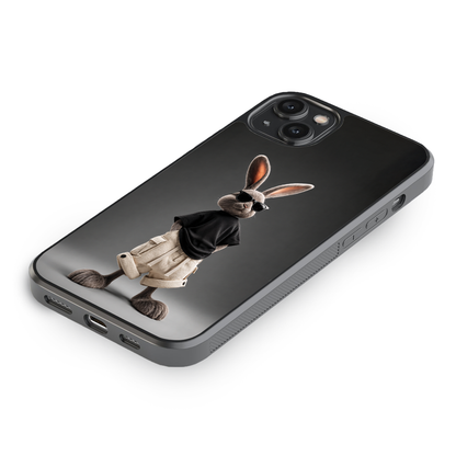 Cool Bunny Premium Glass Case