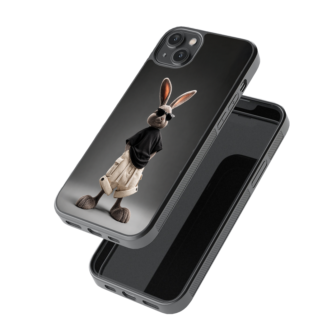 Cool Bunny Premium Glass Case