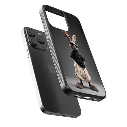 Cool Bunny Premium Glass Case