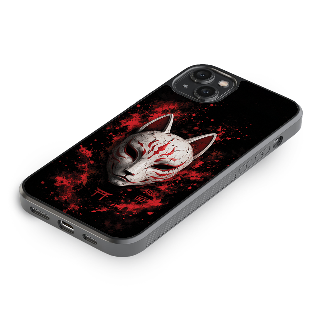Crimson Kitsune  Premium Glass Case