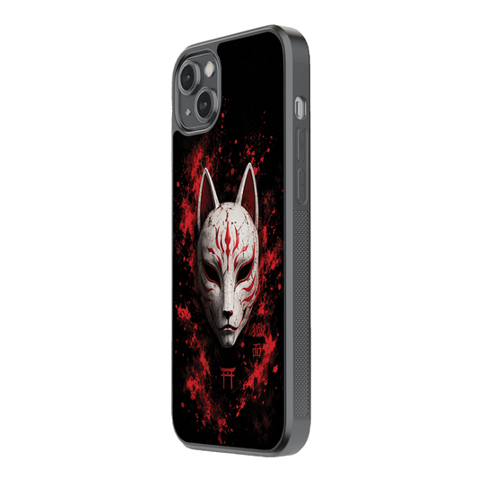 Crimson Kitsune  Premium Glass Case