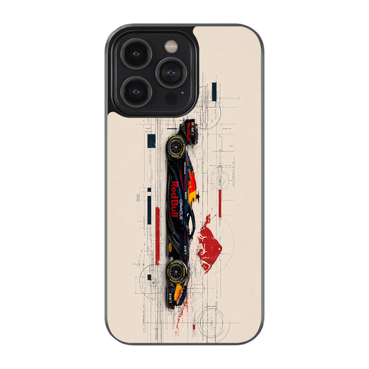 Red Bull Racing Blueprint Phone Case