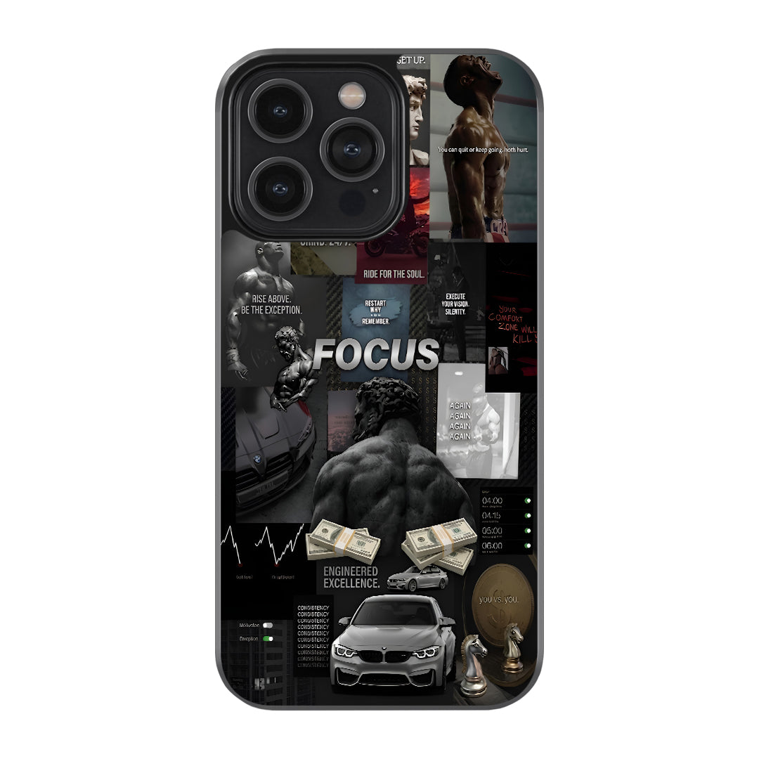 Success Mindset Glass Phone Case