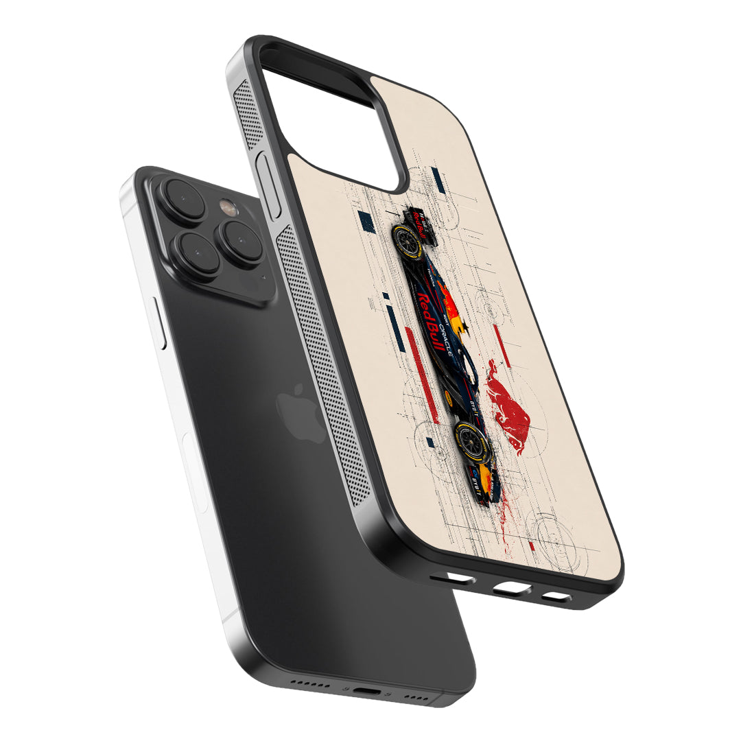 Red Bull Racing Blueprint Phone Case