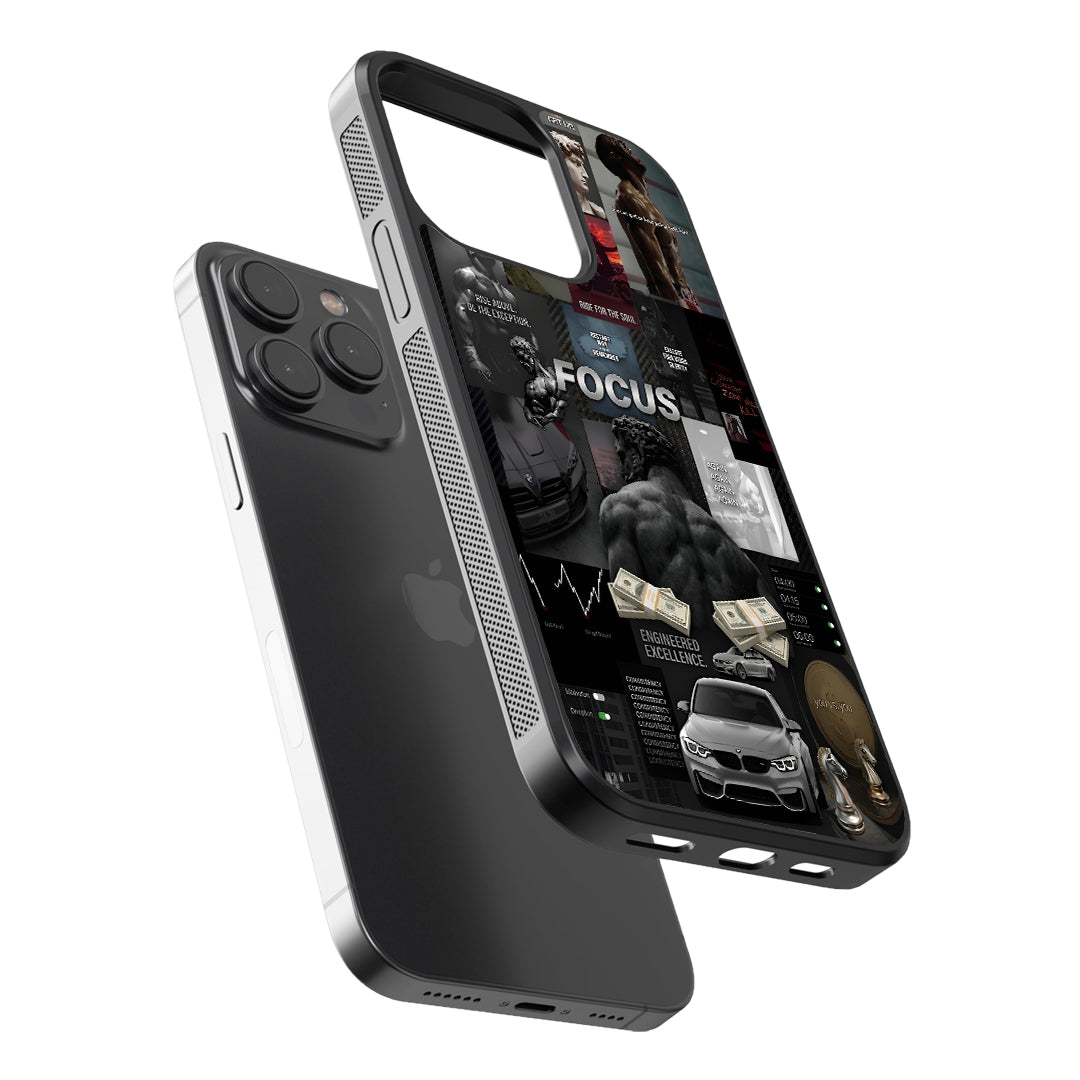 Success Mindset Glass Phone Case