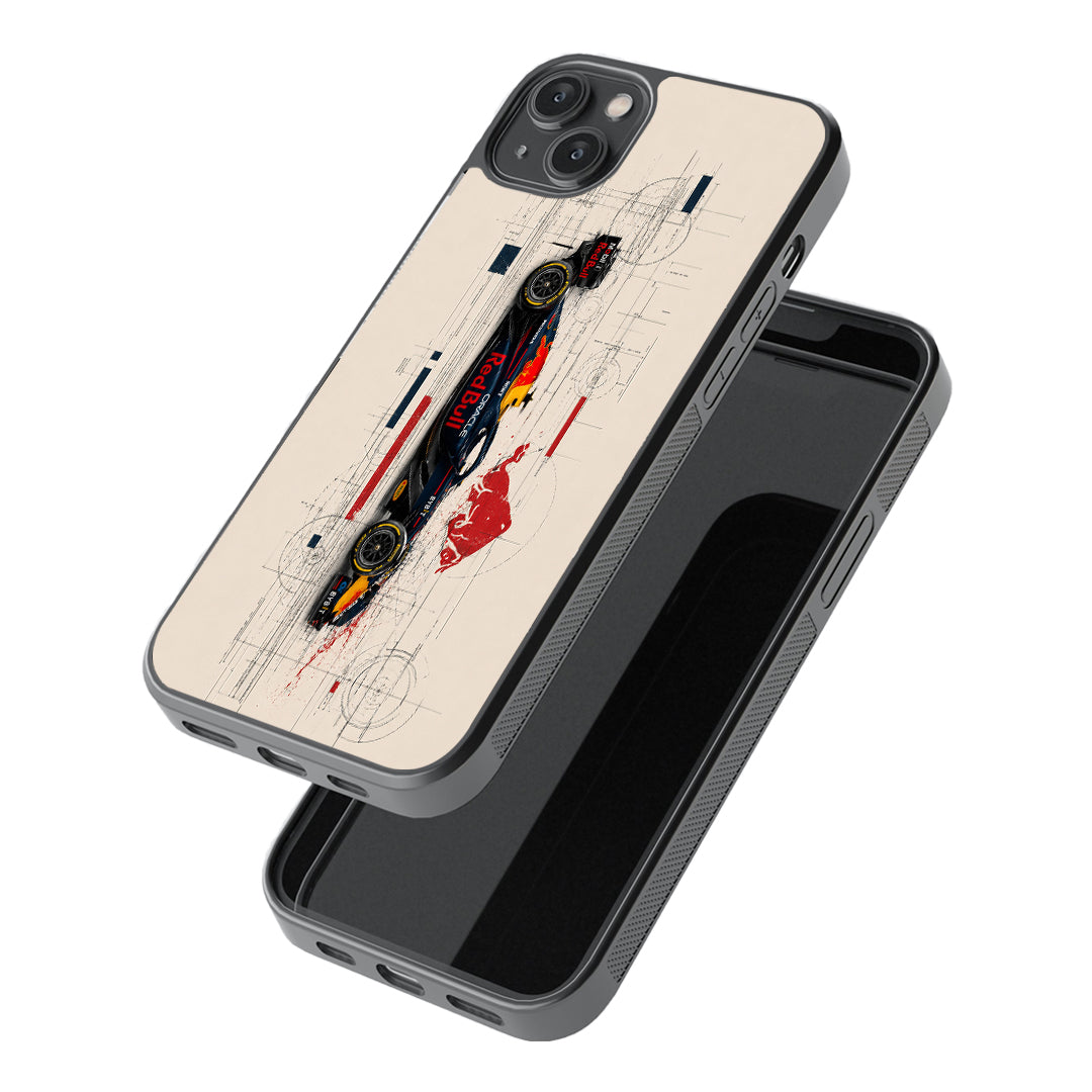 Red Bull Racing Blueprint Phone Case