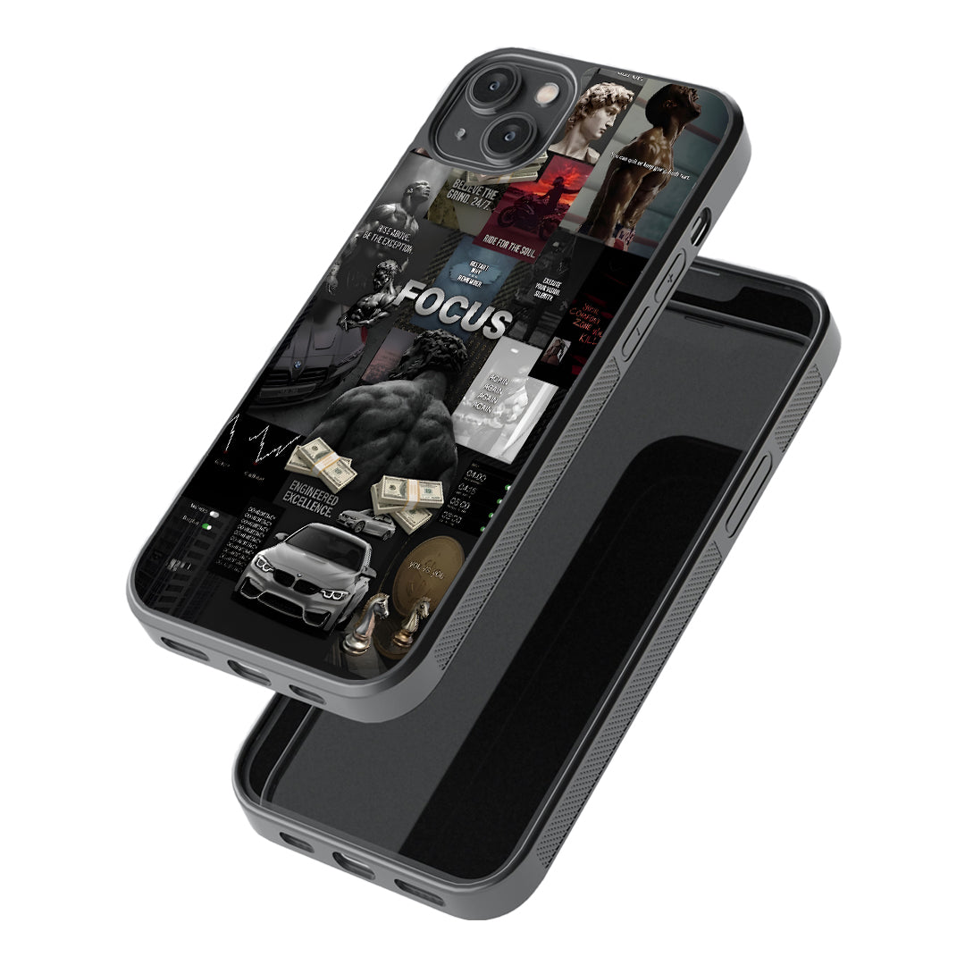 Success Mindset Glass Phone Case