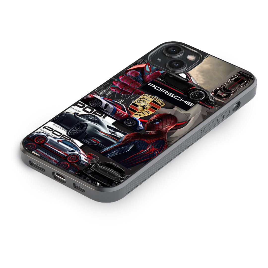 Ultimate Spider Porsche Glass Case