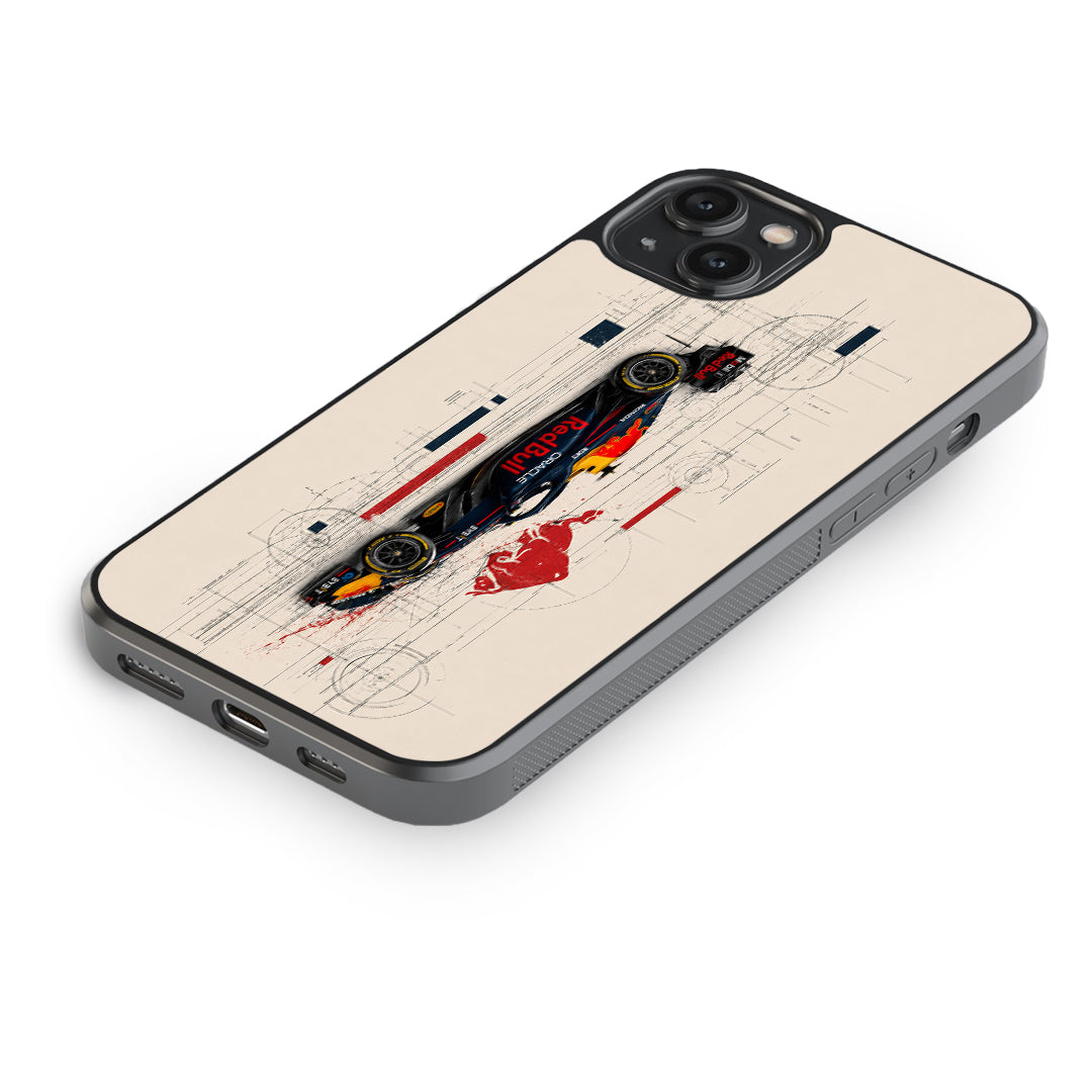 Red Bull Racing Blueprint Phone Case