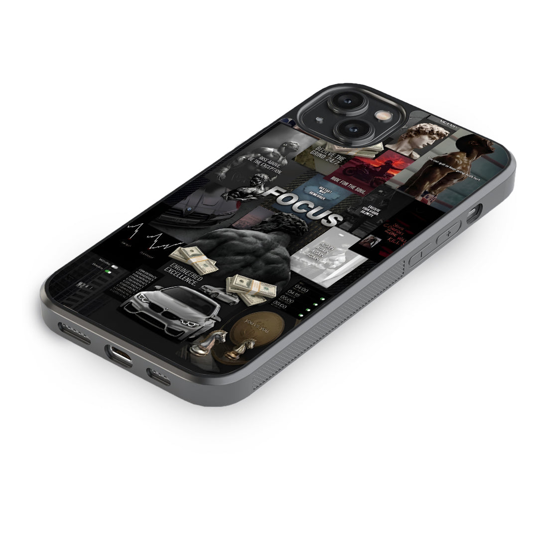 Success Mindset Glass Phone Case