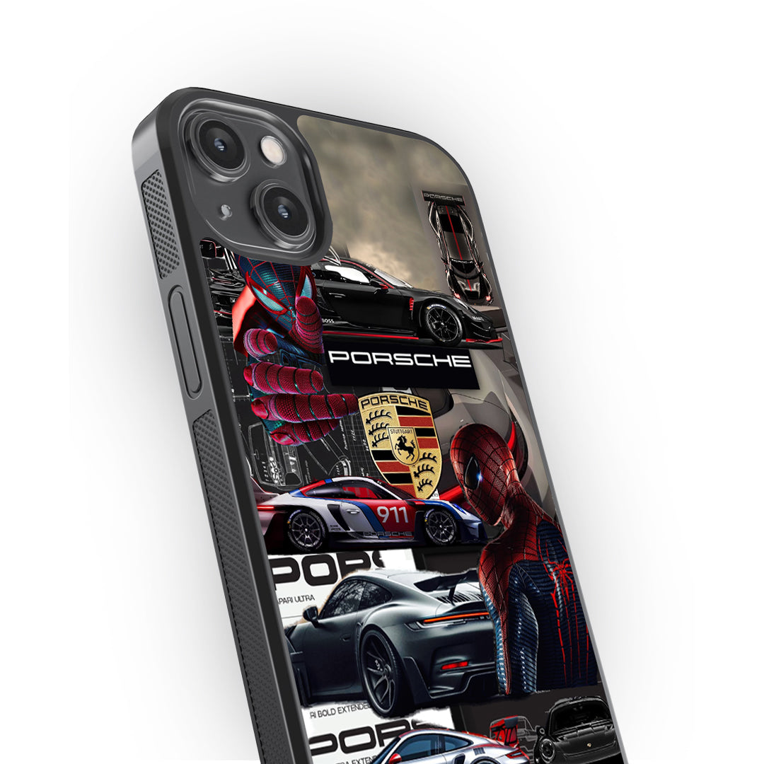 Ultimate Spider Porsche Glass Case