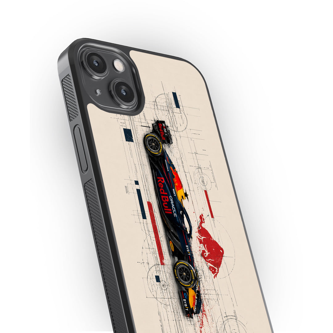 Red Bull Racing Blueprint Phone Case