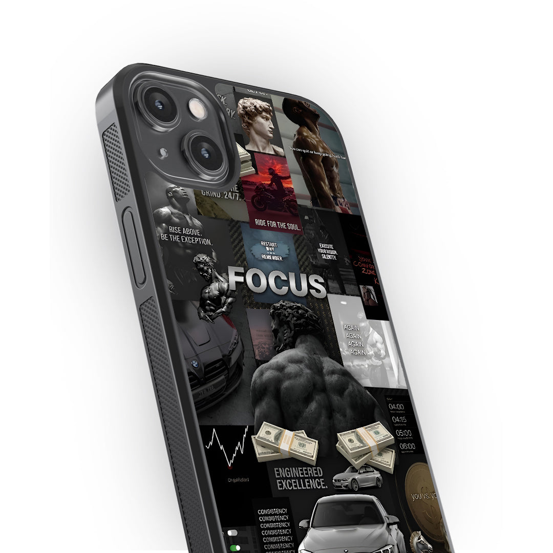 Success Mindset Glass Phone Case
