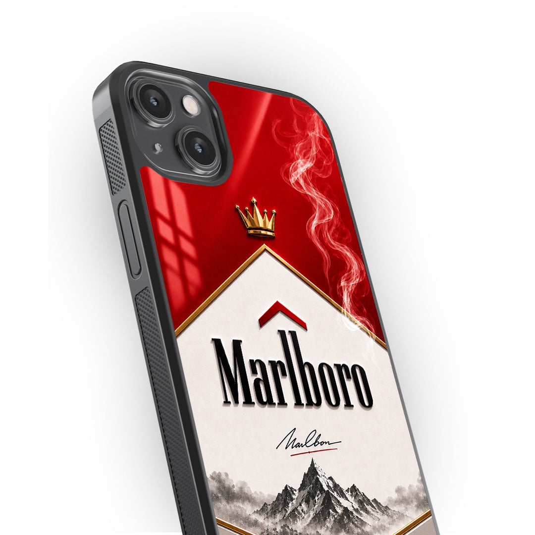 Crown & Smoke Glass Phone Case