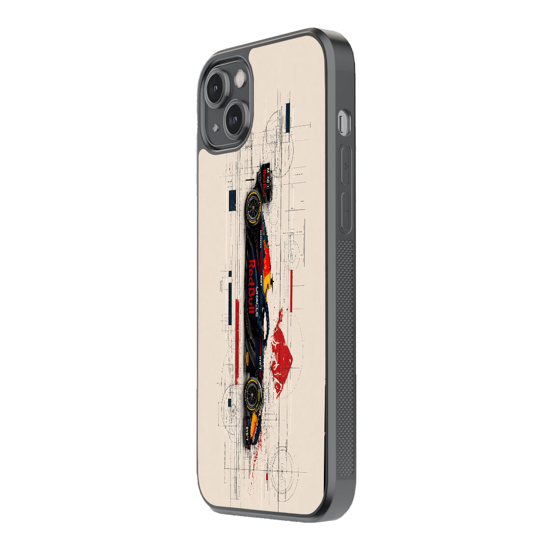 Red Bull Racing Blueprint Phone Case