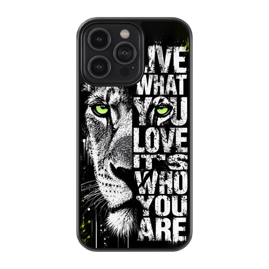 Lion Mindset Premium Glass Case