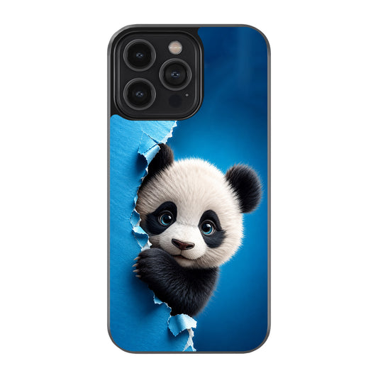 Cute Panda Peek Phone Case