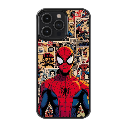 Spider-Man Comic Edition Glass Phone Case