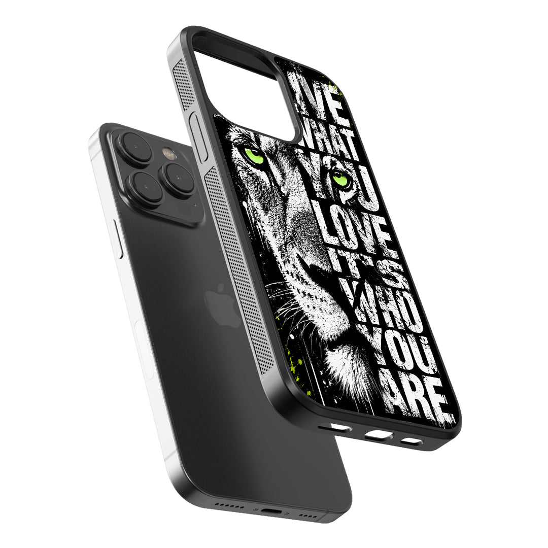Lion Mindset Premium Glass Case