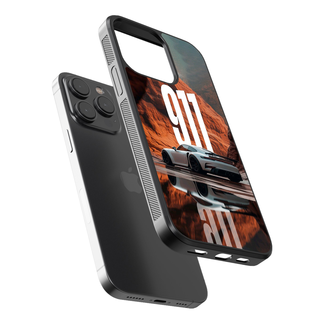 GT Sports Car Premium Glass Phone Case