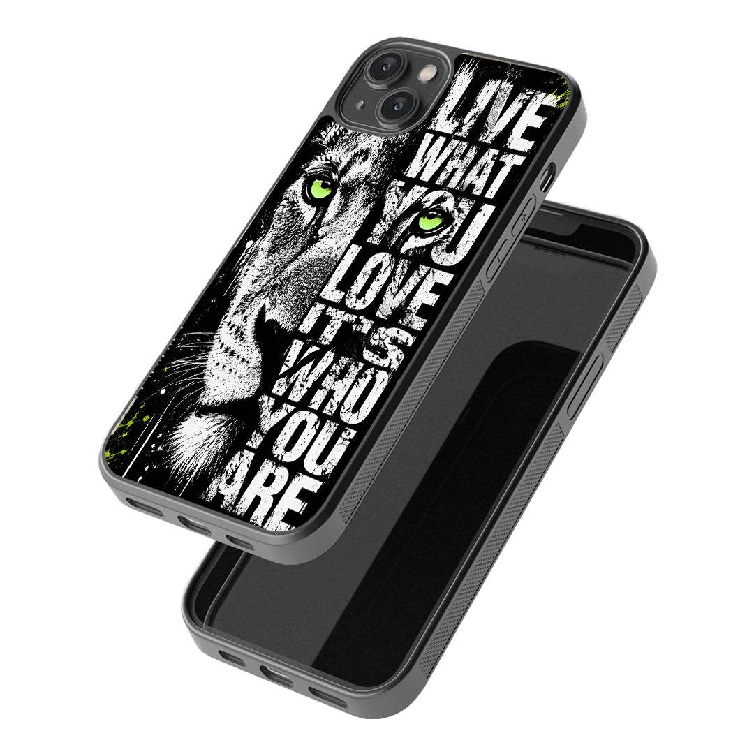 Lion Mindset Premium Glass Case