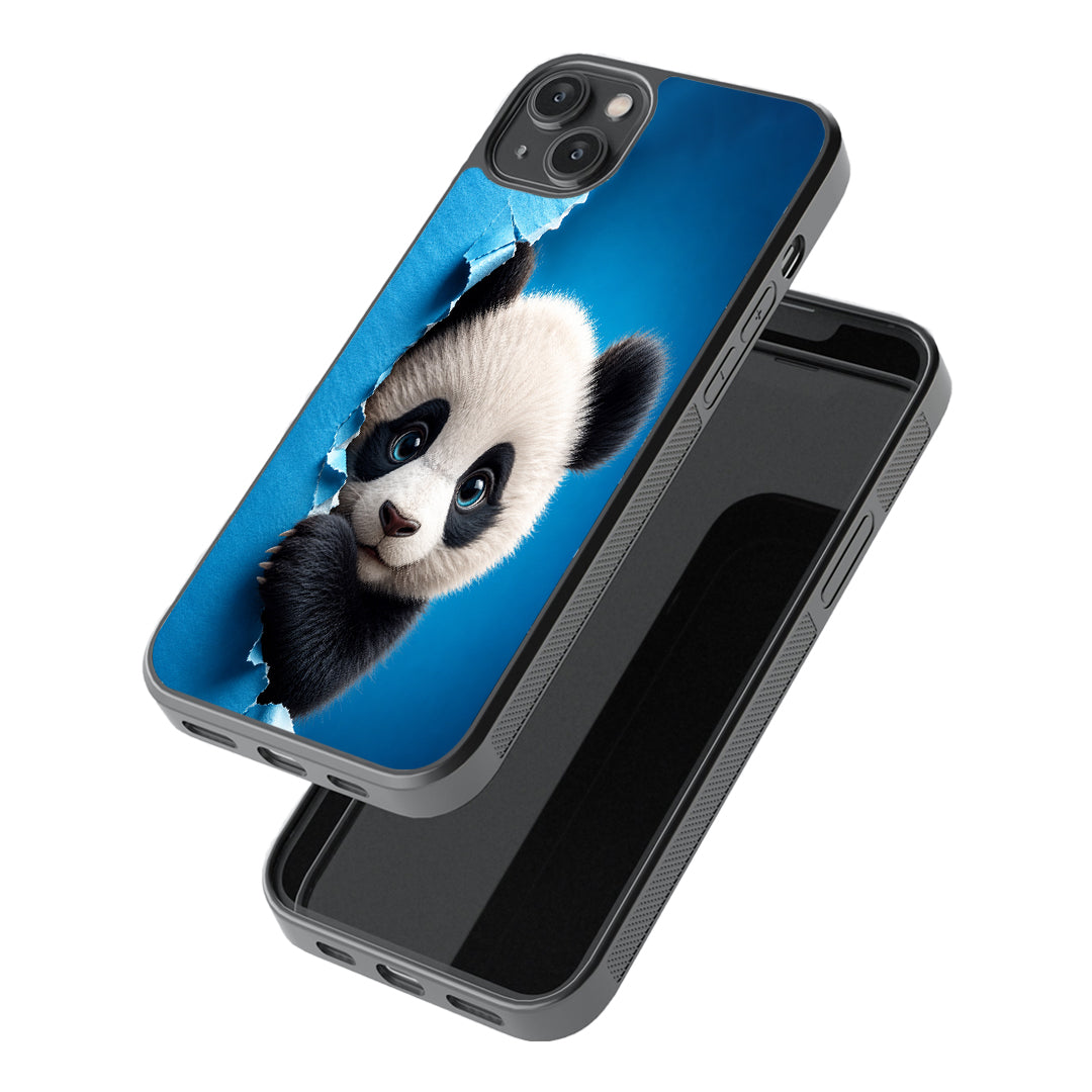Cute Panda Peek Phone Case