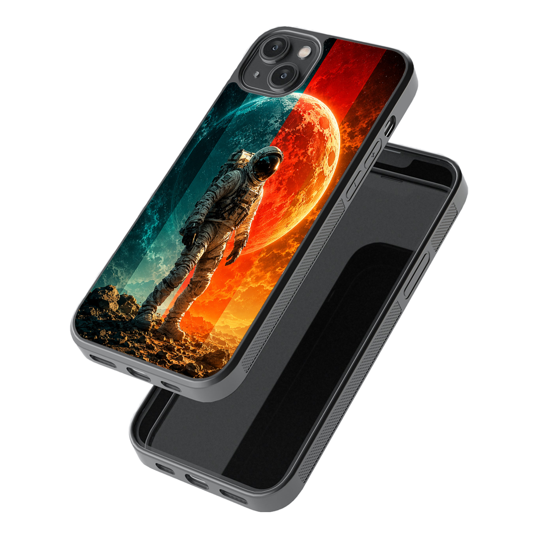Cosmic Astronaut Premium Glass Phone Case