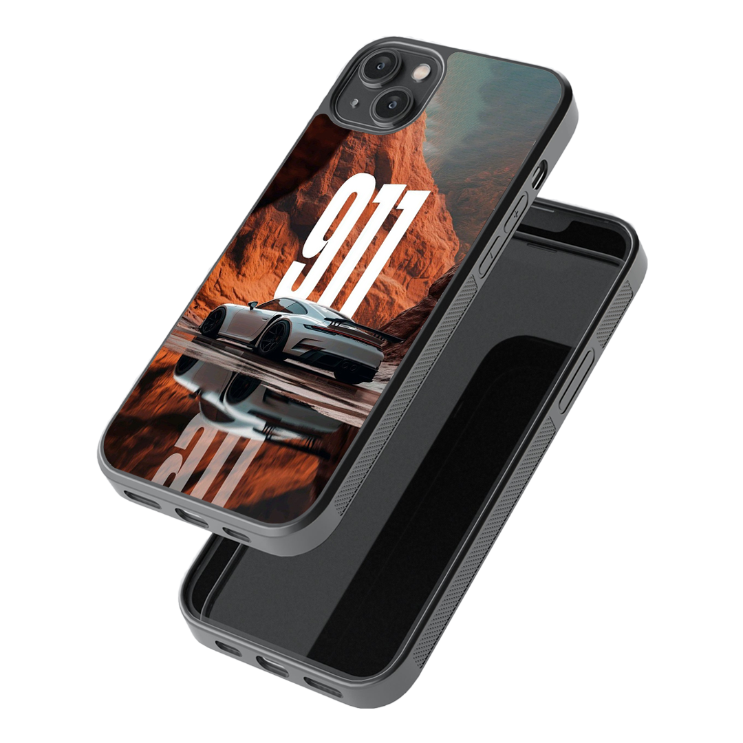 GT Sports Car Premium Glass Phone Case