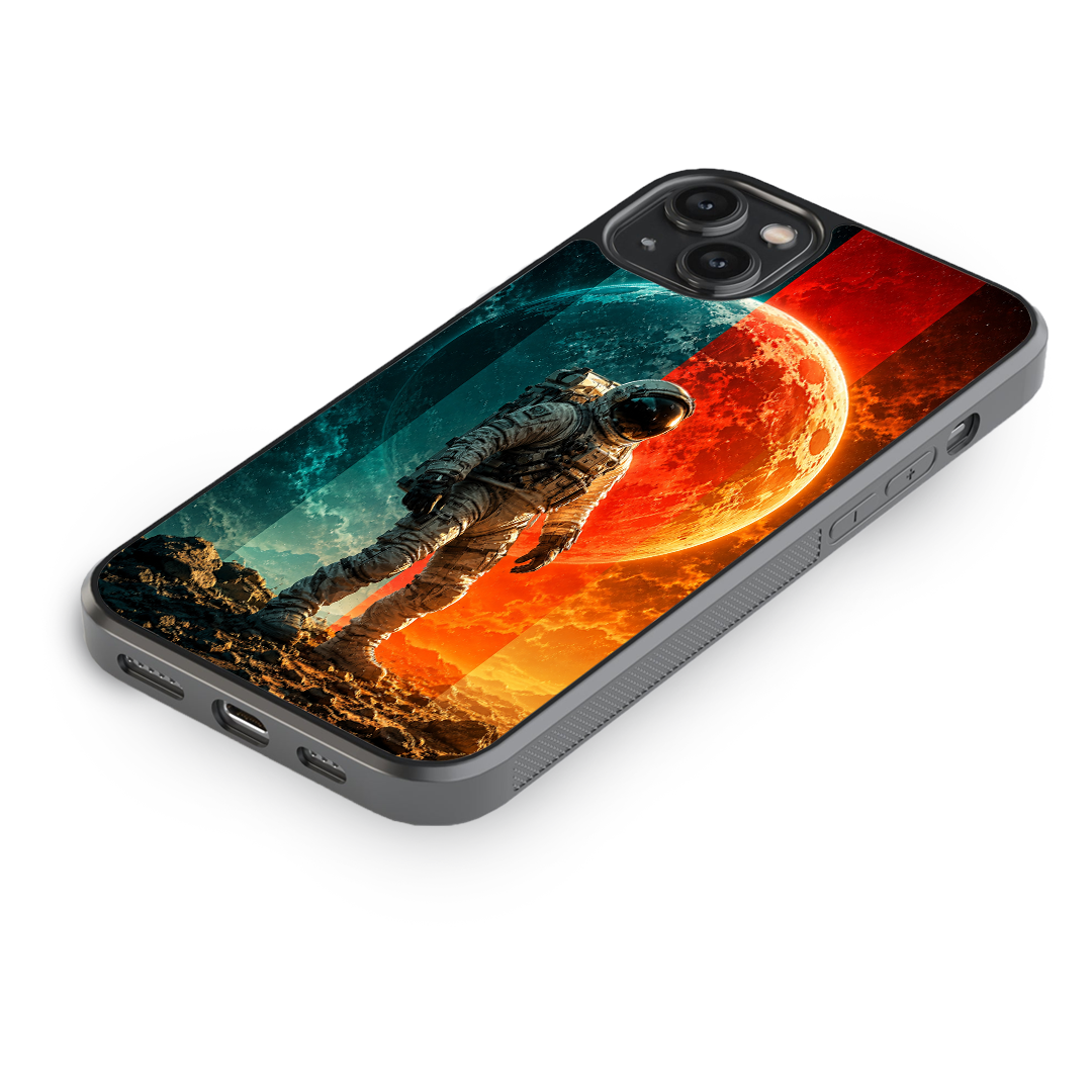 Cosmic Astronaut Premium Glass Phone Case