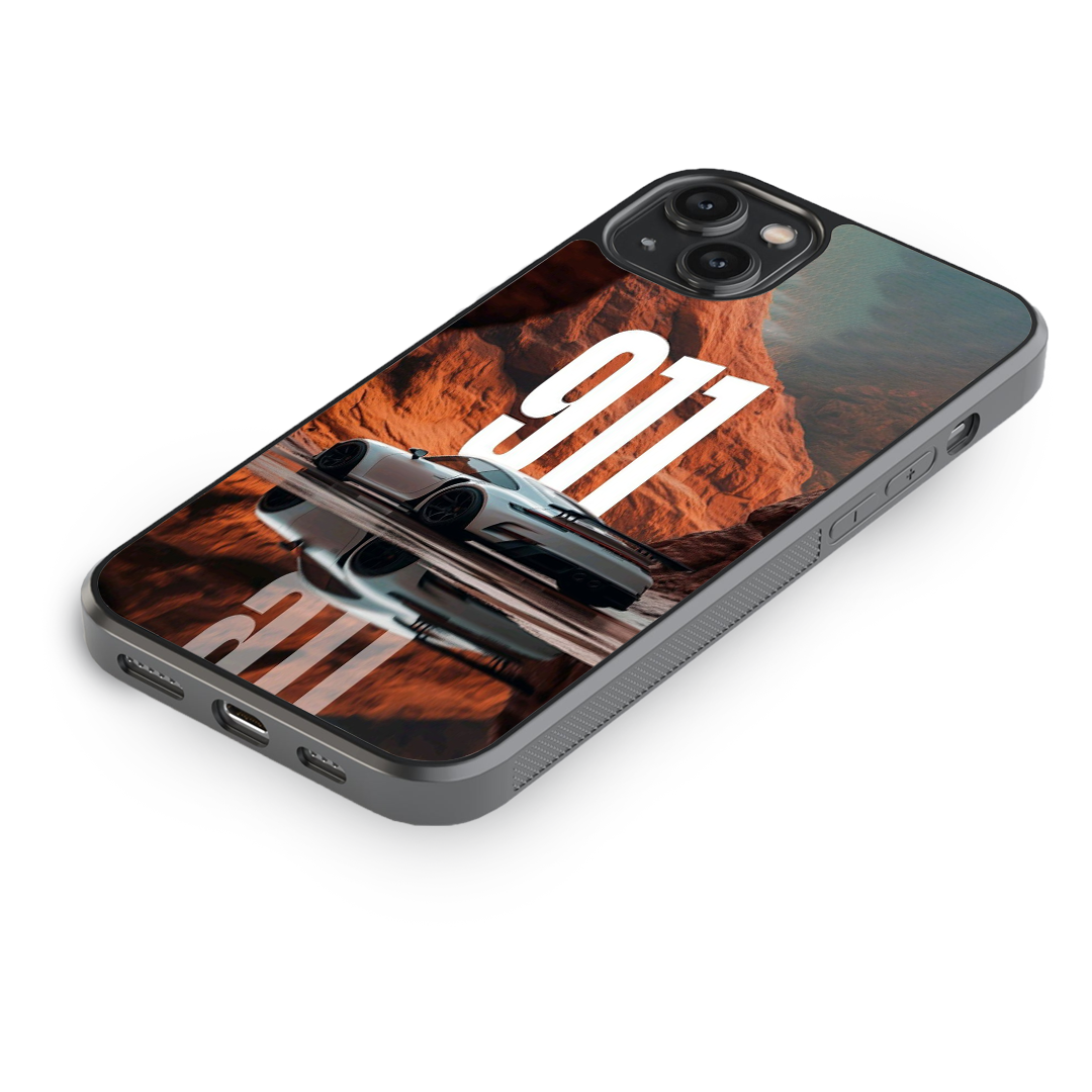 GT Sports Car Premium Glass Phone Case