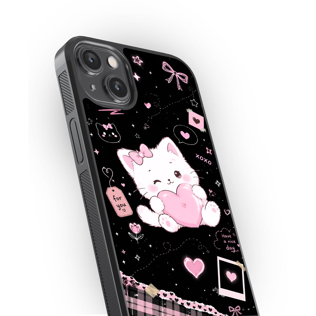 Cute Kitty Love Phone Case