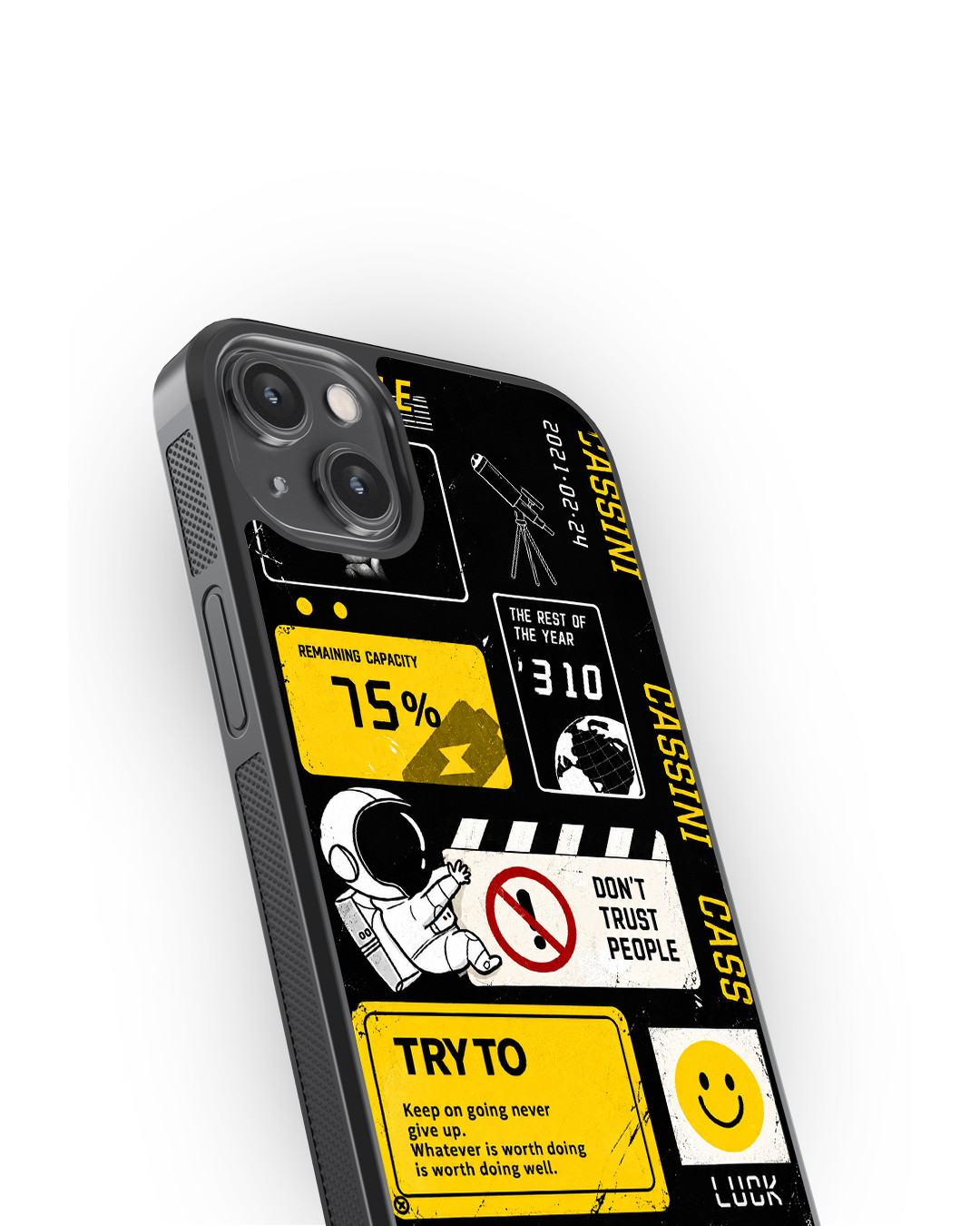 Mission 310 – Premium Graphic Glass Phone Case